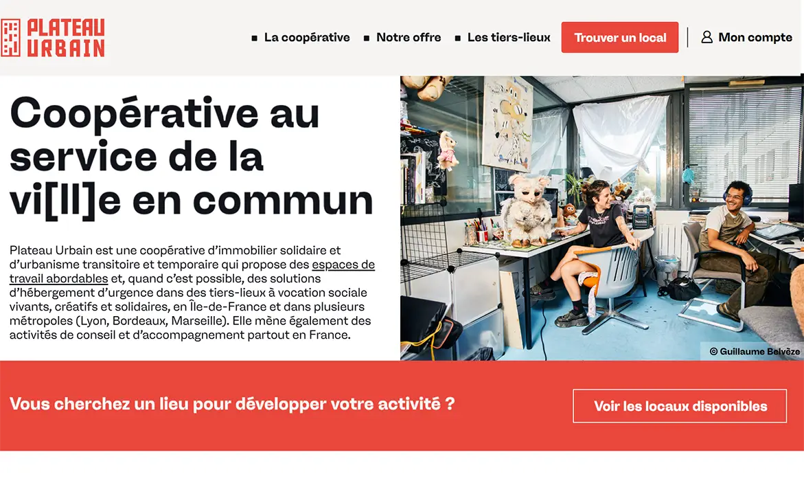 site internet plateau urbain